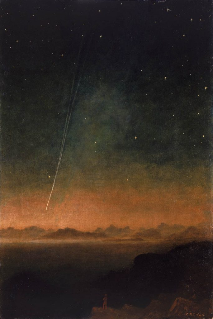 نقاشی از دنباله دار 1843 / 1844